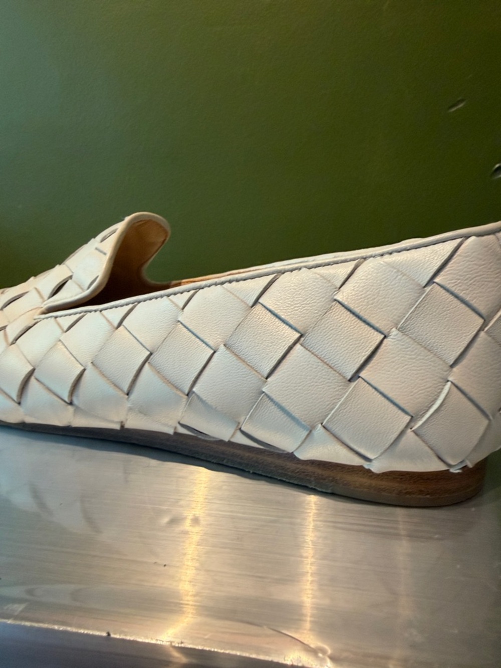 Veronica Beard Women’s Griffin Woven Napa Loafers - Picture 8 of 8